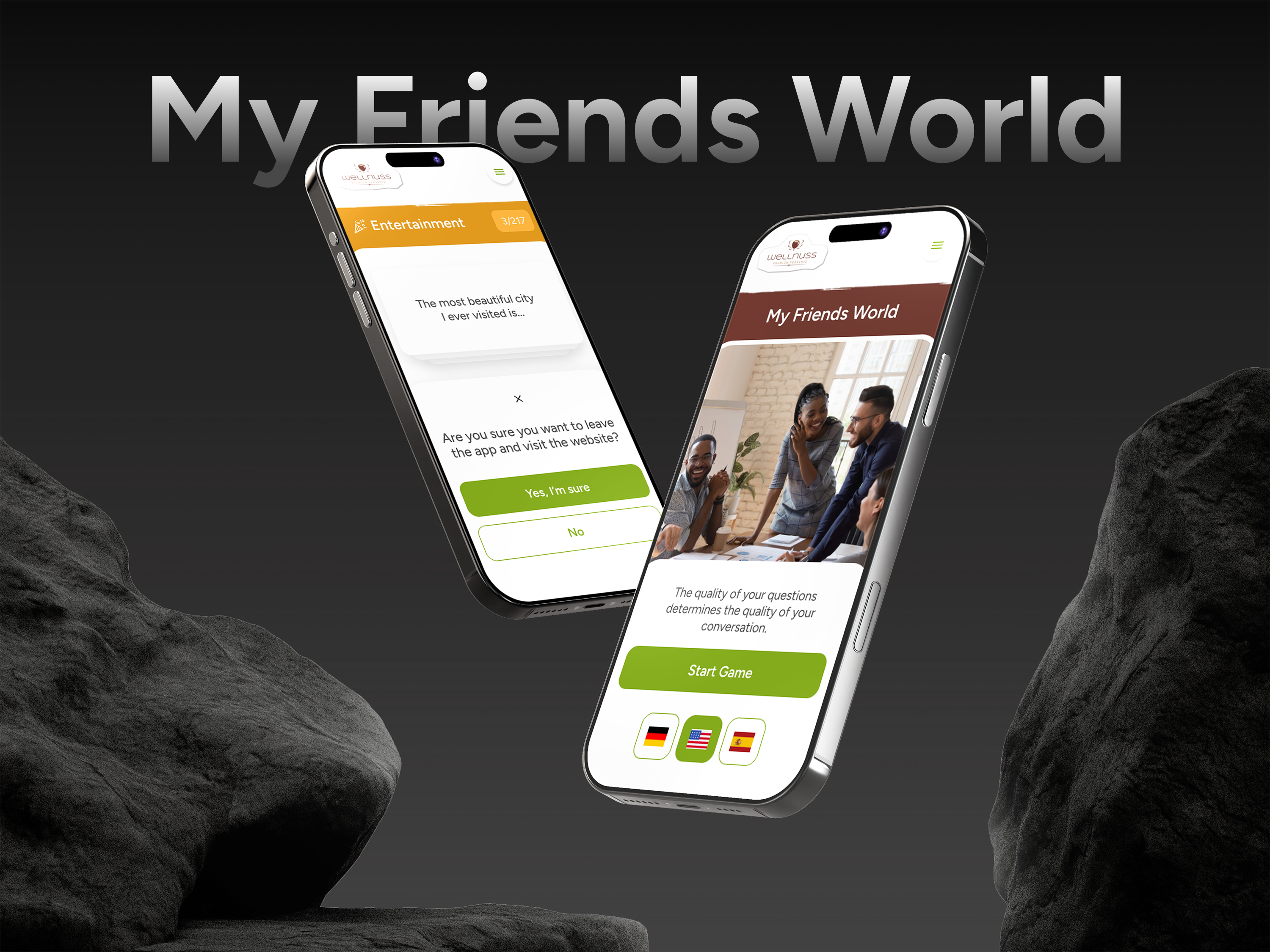My Friends World - Friends & Family Quiz Game App